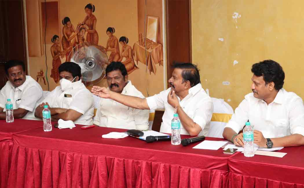 Candidate distribution talks held under the chairmanship of Minister KN Nehru