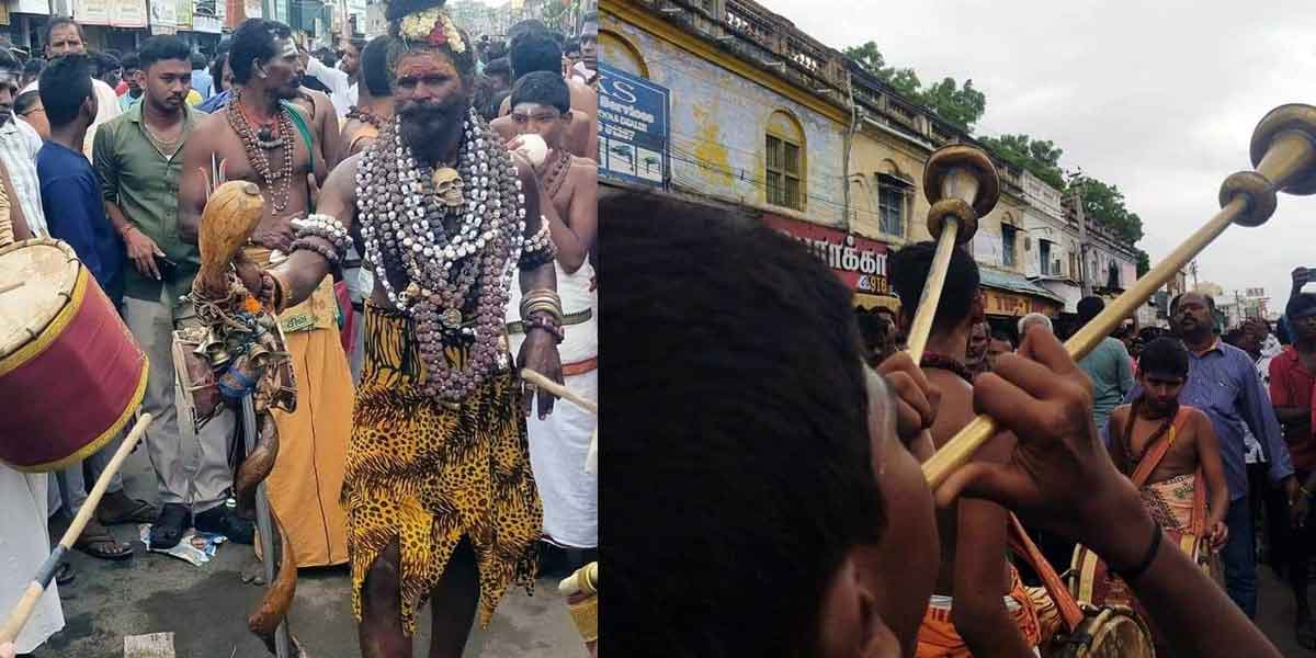 The Nellaiyapar Chariot floated in the flood of people