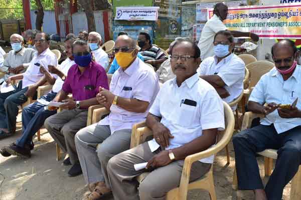 Pensioners demanding various things ..!