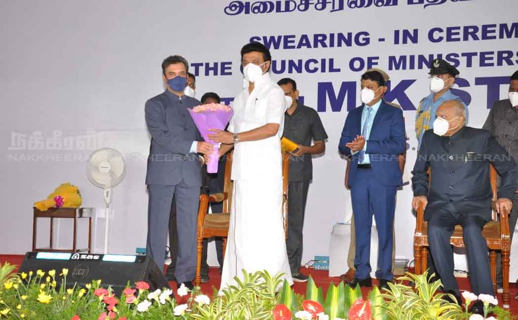 tamilnadu chief minister swearing in oath ceremony dmk chief mkstalin