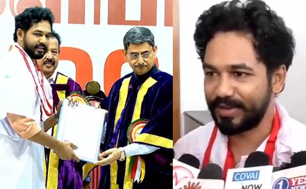 hip hop aadhi about governer rn ravi