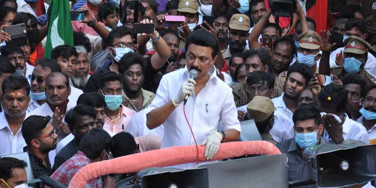 "It is good that Modi is coming to Tamil Nadu often," Stalin joked