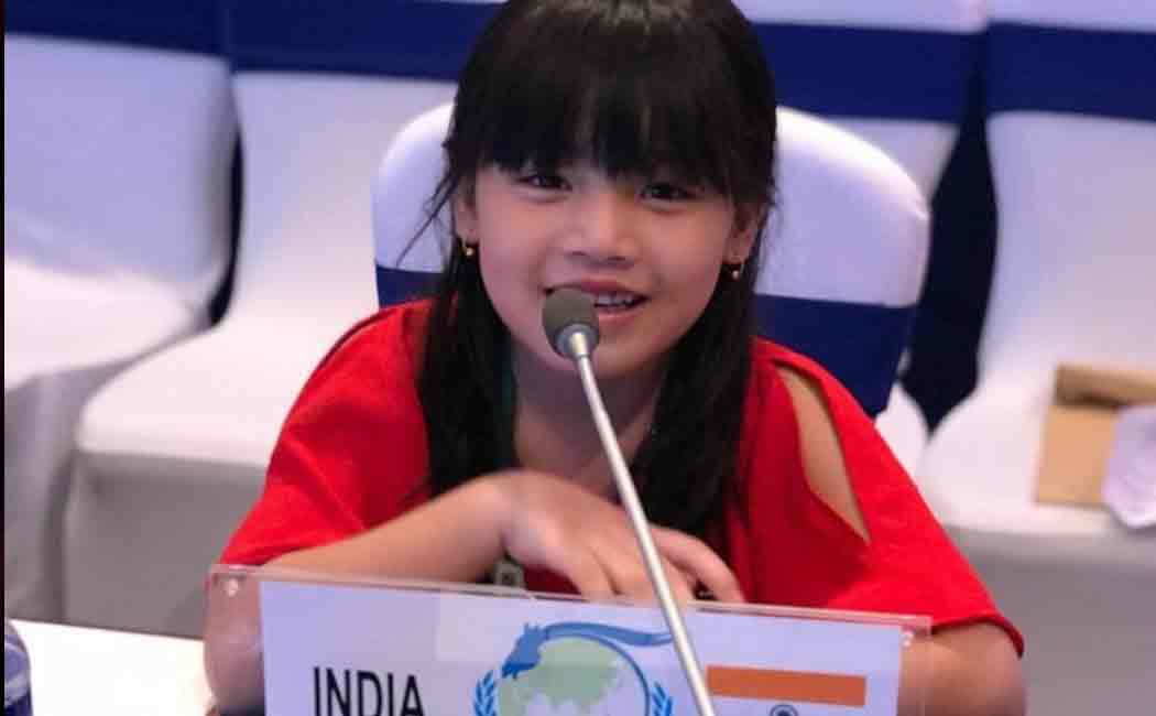 7 year old manipuri girl to represent india in uno