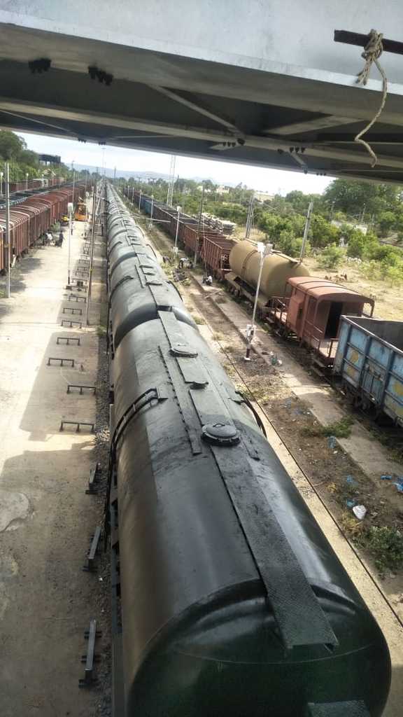 Cauvery water coming to Chennai by train - Chennai's thirsty solve... Vellore people thirsty?