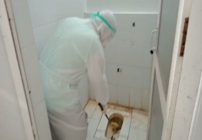 puducherry health minister inspection government hospital
