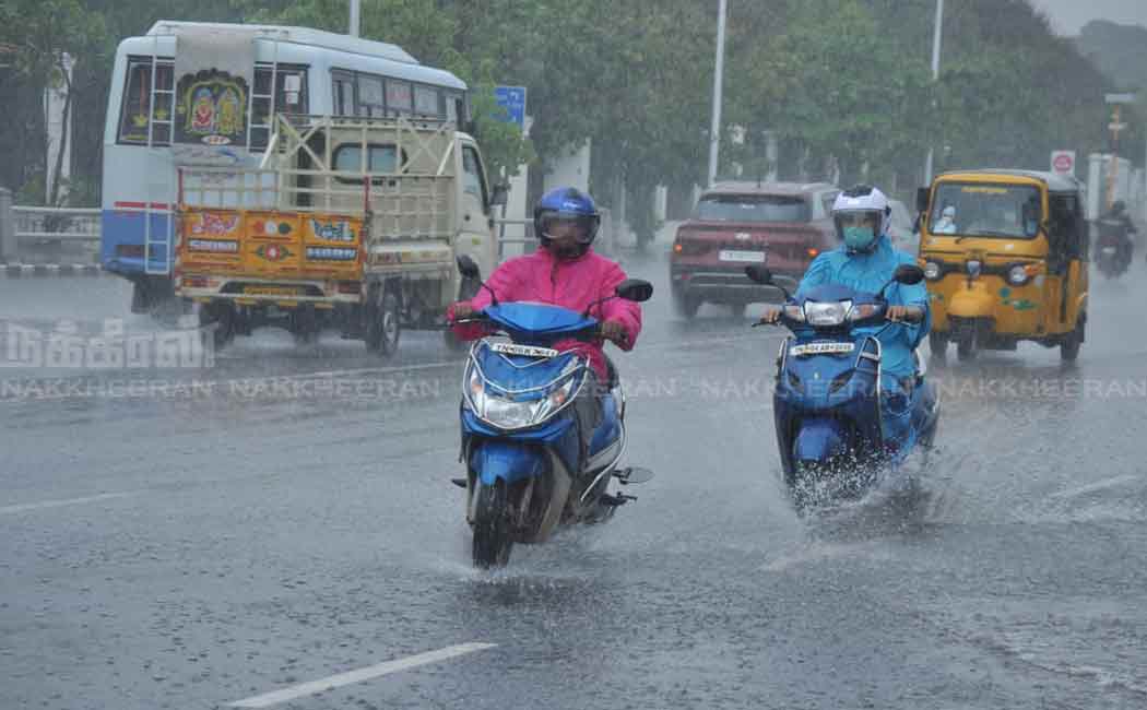 Sudden rain; Chennai in cold weather