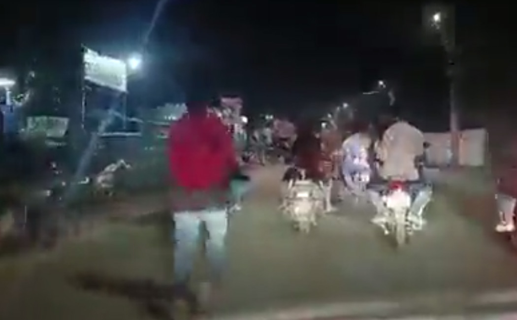gang tied rope friend and dragged him road for not paying money