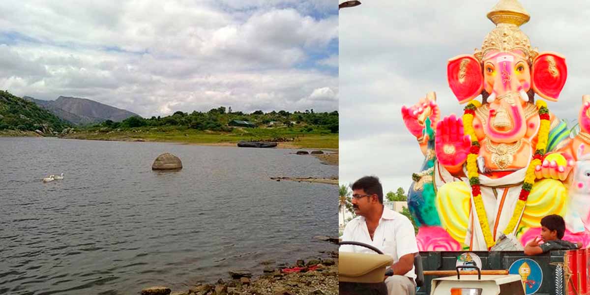 2 boys lost their lives where Ganesha statue went to be melted - Tragedy in Mettur