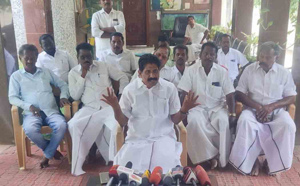 ADMK Former minister KP Krishnan addressed press