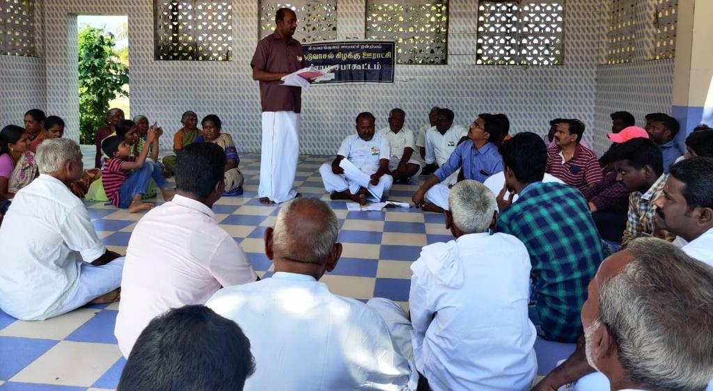Village Council resolution against hydrocarbon in Pudukkottai, Thanjavur and Thiruvarur Districts