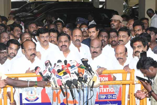 CBI should investigate Edappadi Palaniswami insists