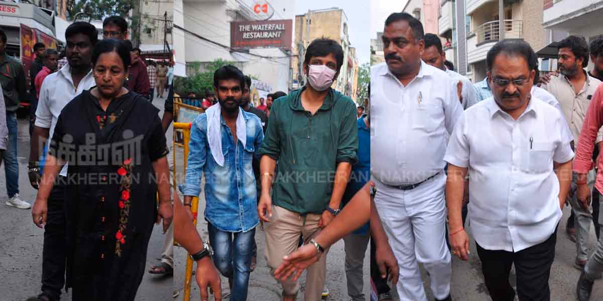 Celebs who paid tribute to Manobala in person (Photos)