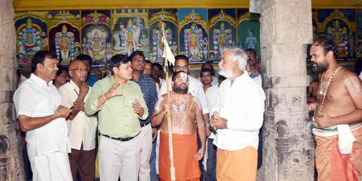 What is the need of the devotees going to the temple? -The Minister of Charities conducting the study!