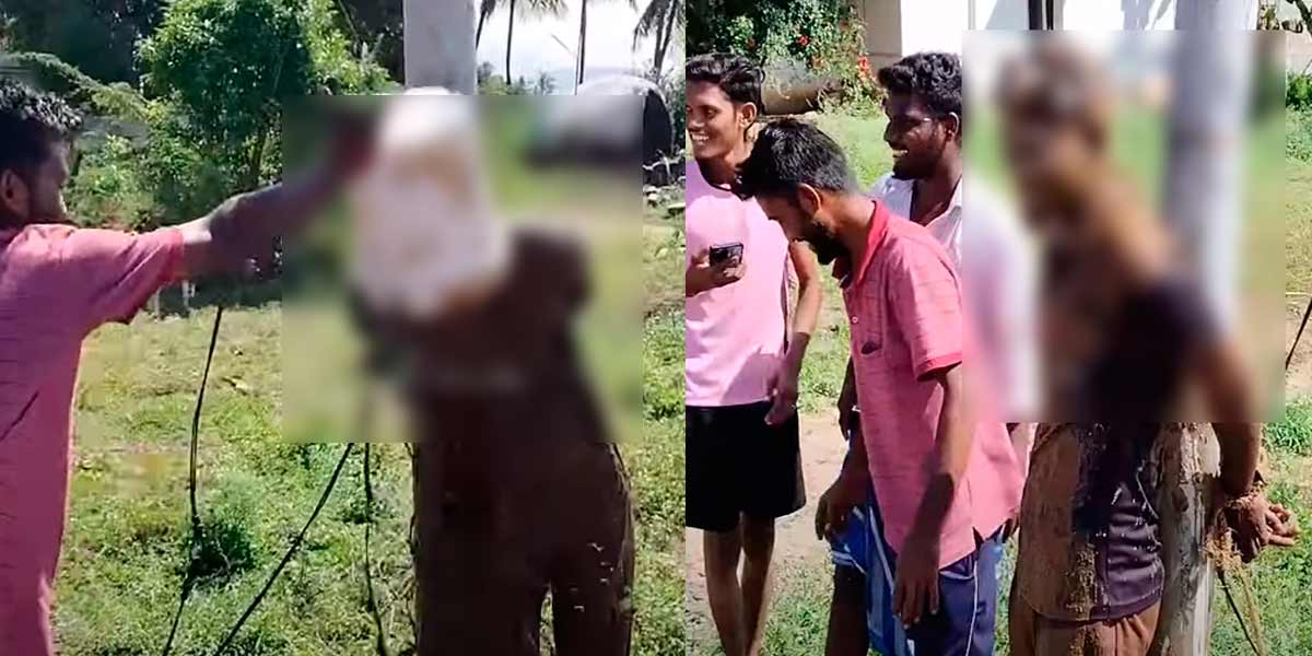 Birthday celebration by melting mud and mud; A viral video