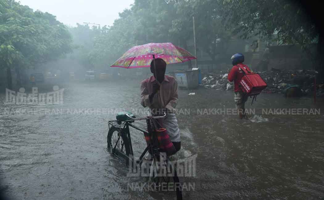 Continued heavy rain Damage to normal life in Chennai pictures