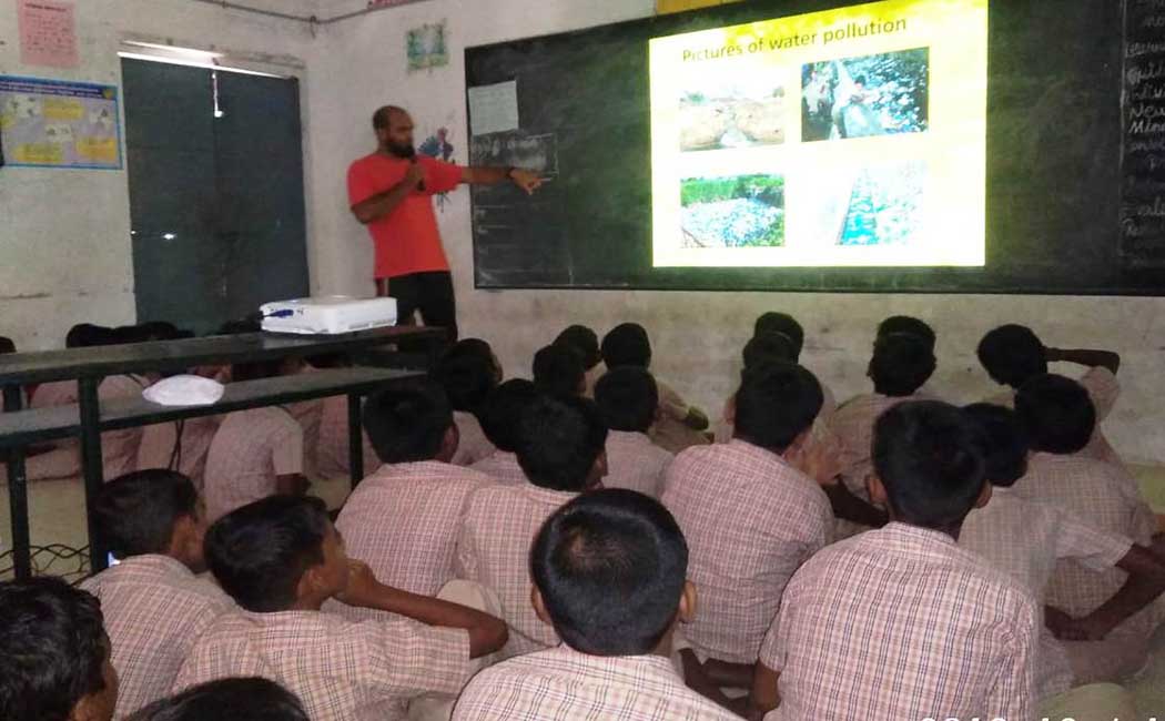 Awareness Program on 'Environmental Protection' in cuddalore district parangipettai schools