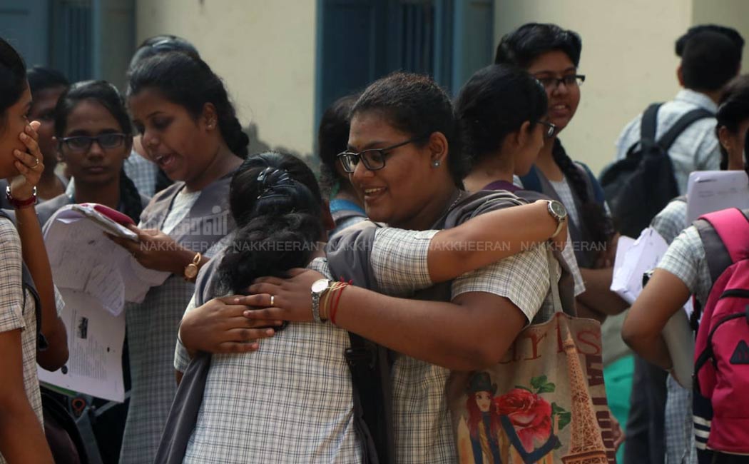 Students went to exam hall with teachers blessing