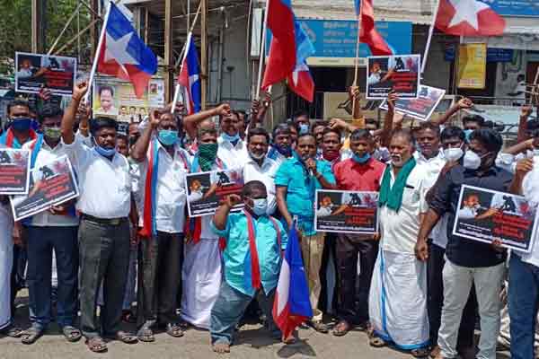 Arakkonam incident vck struggle in trichy