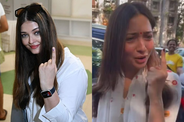 2024 lok sabha election bollywood celebrities cast their votes