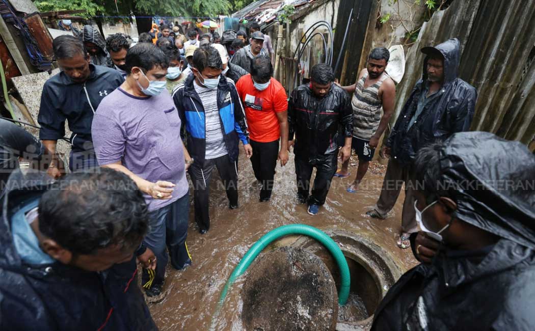 Udayanithi Stalin who went directly to the affected places and inspected them