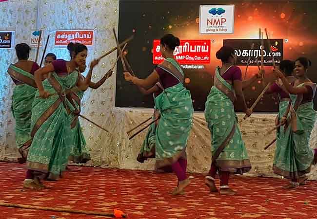 international womens day celebration chidambaram textile shop owner