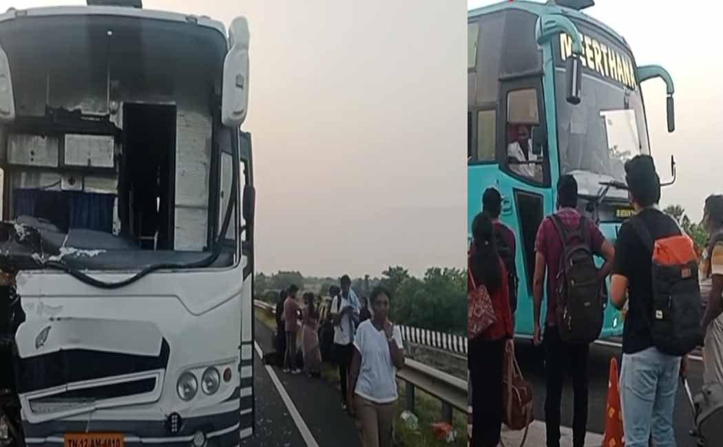 Luxury bus accident - more than 10 injured