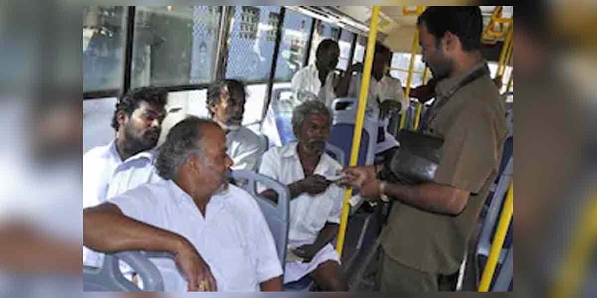 'Don't give tickets by touching saliva'-instruction to conductors!