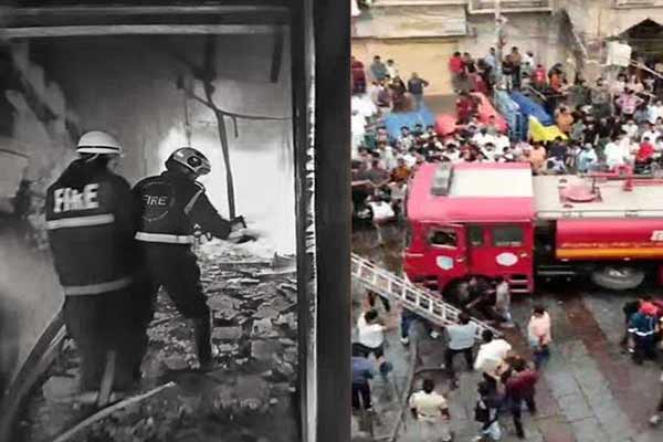 17 lives lost in Sudden fire in apartment building hyderabad