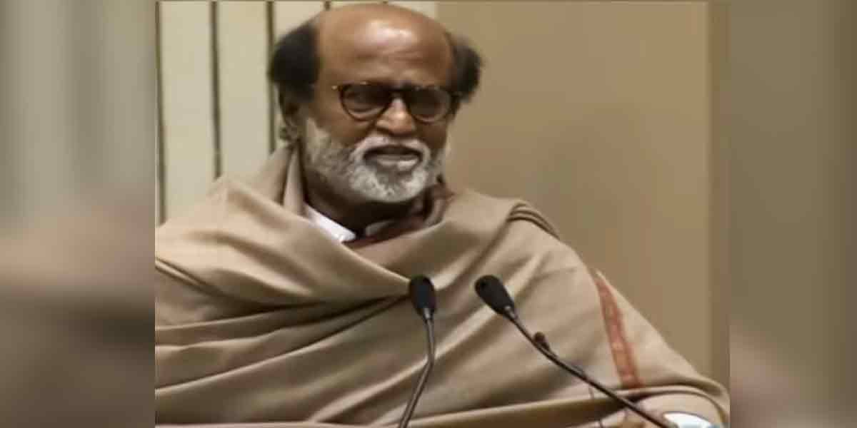 'I am not without Tamil people' - Rajinikanth's speech