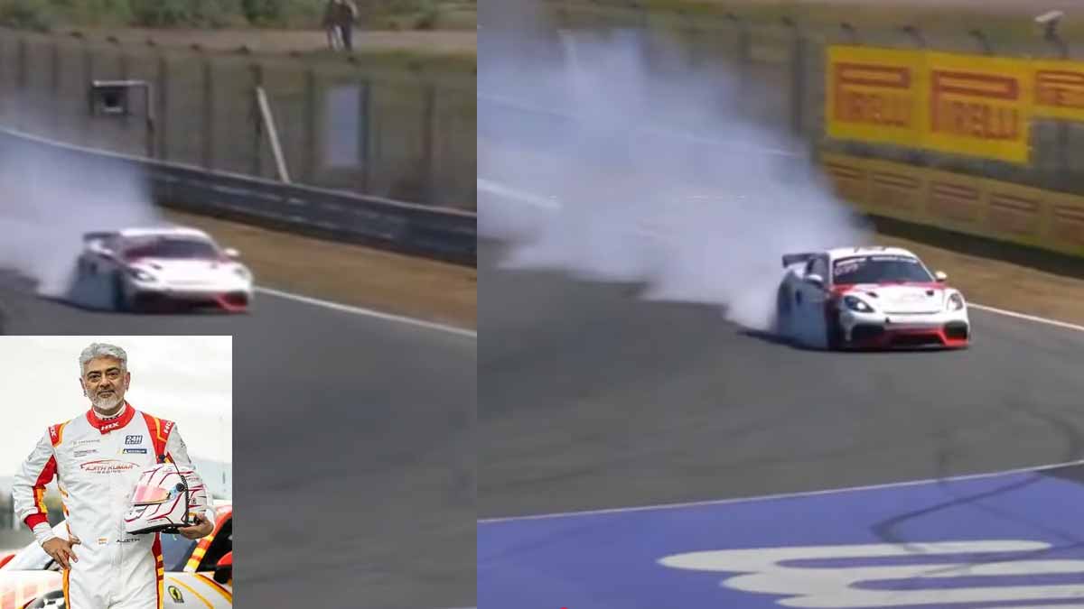 Ajith survives car racing accident
