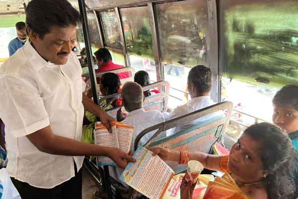 Rajini fan sholingar Ravi issues awareness notice with watermelon