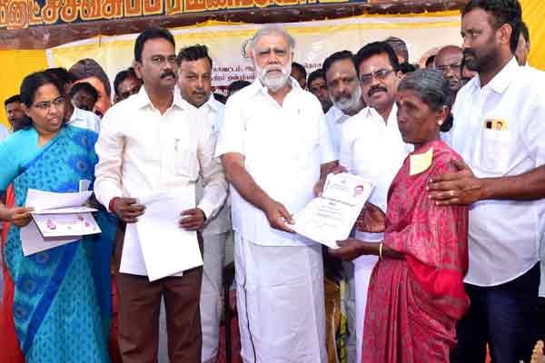 minister periyasamy participated for dindigul pandrimalai hospital stone laying function