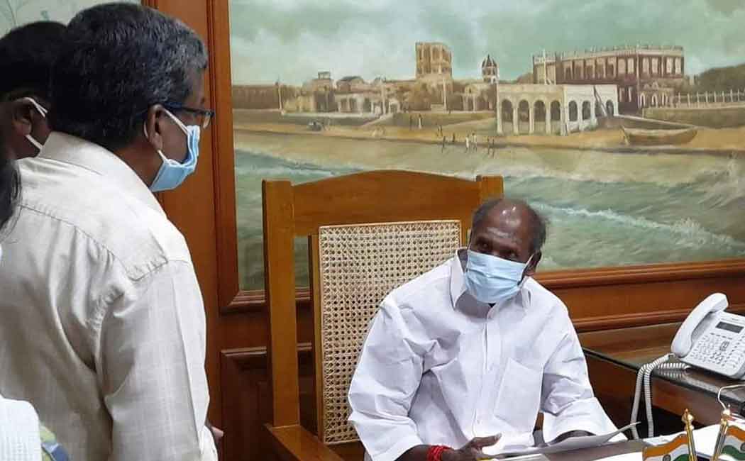 People's Rights Federation submits petition to Chief Minister Rangasamy