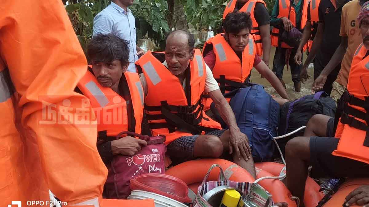 Cuddalore Flood; Superintendent of Police embarked on rescue mission (Photos)
