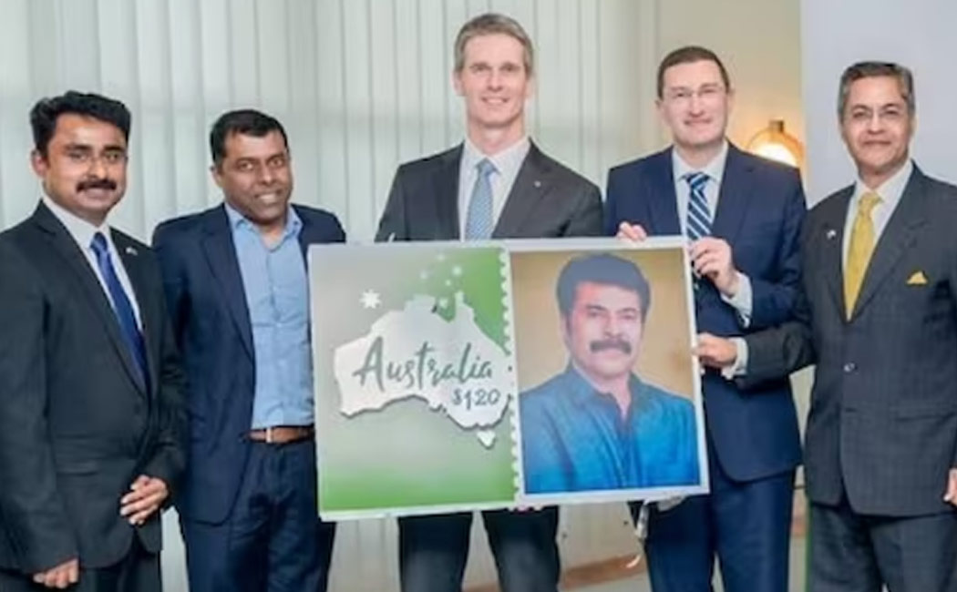 Australian Parliament Releases Personalised Stamp To Honour Mammootty