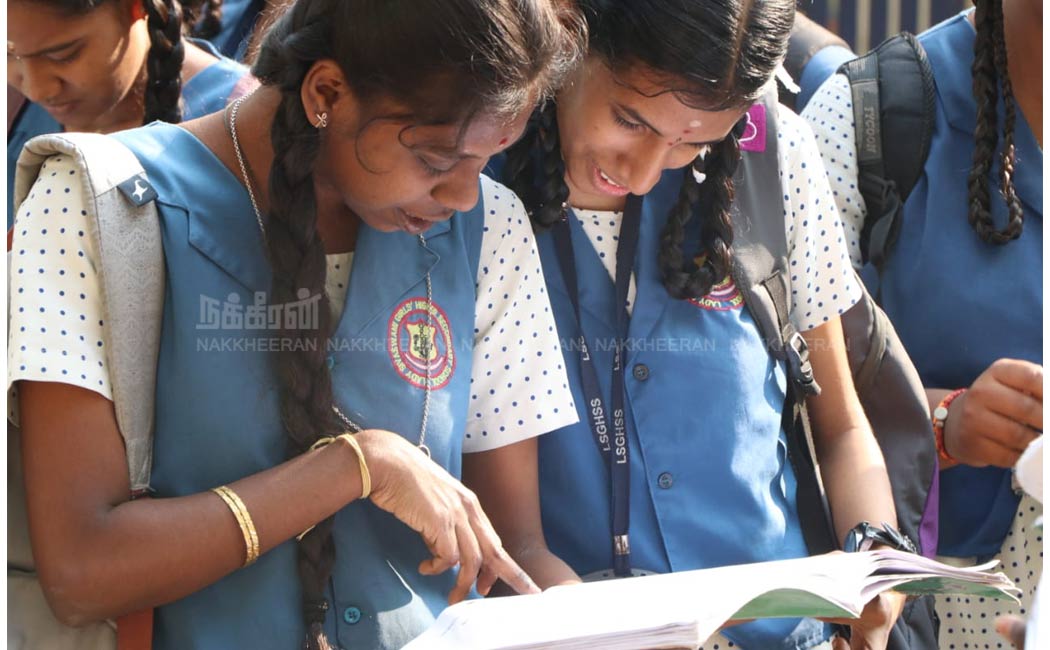 Students went to exam hall with teachers blessing