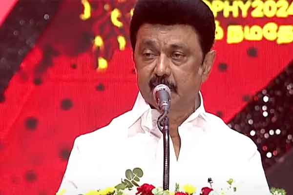 Cm mk stalin says sports department has grown and the minister t has also grown