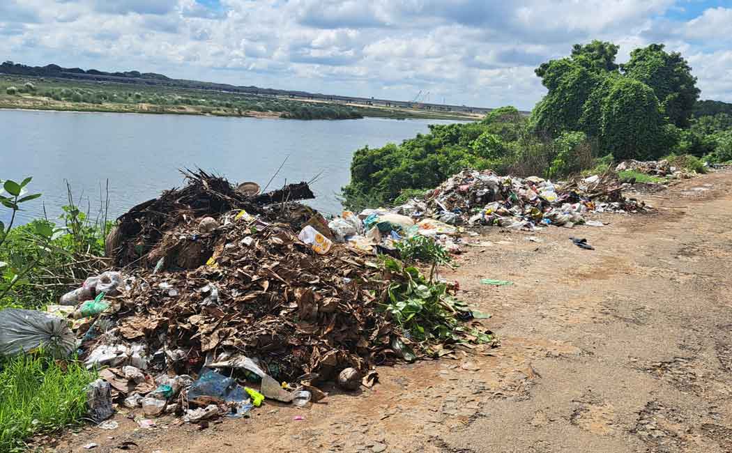 Kollidam River becomes a tent of garbage – farmer agony