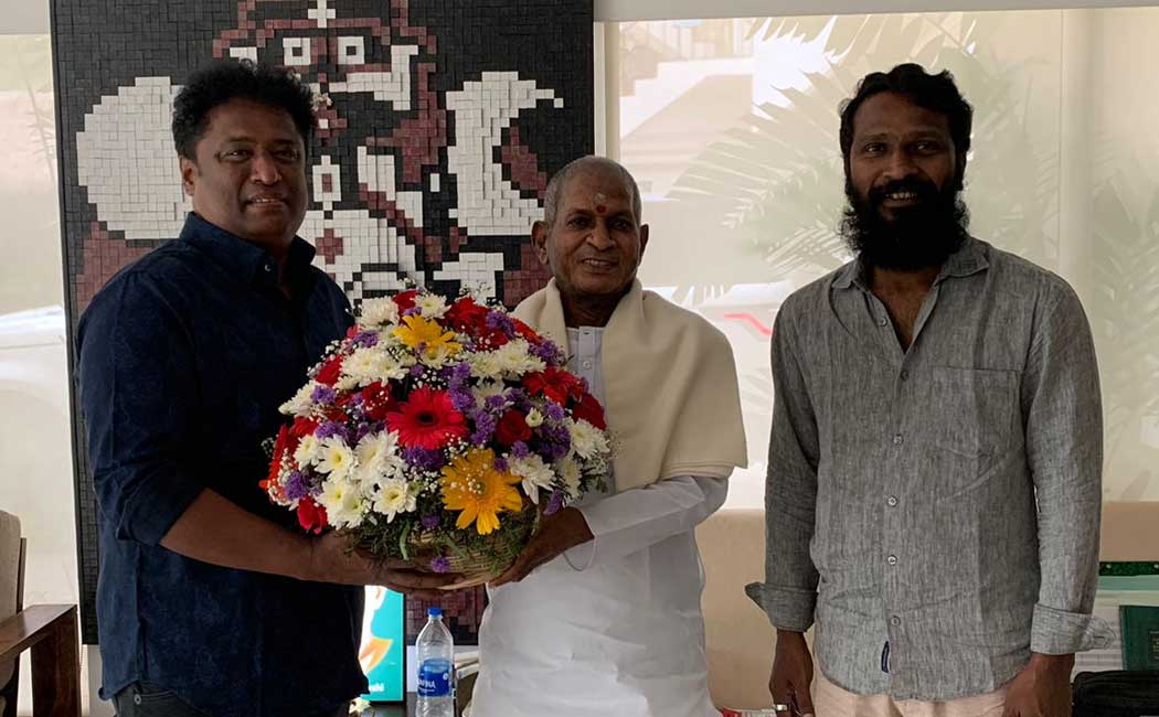 vetrimaaran meets ilaiyaraaja regards viduthalai success