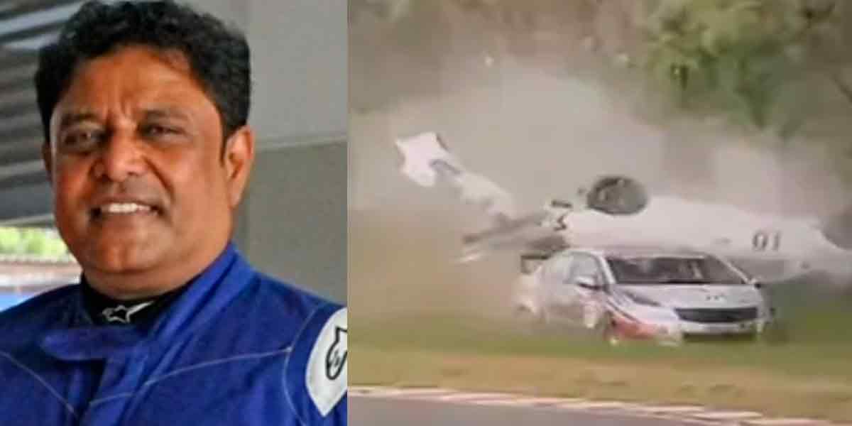 An accident in a car race; Hotel owner lost their live
