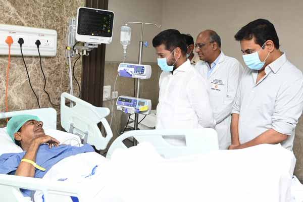 Telangana Chief Minister met Chandrasekhar Rao and inquired about his well-being