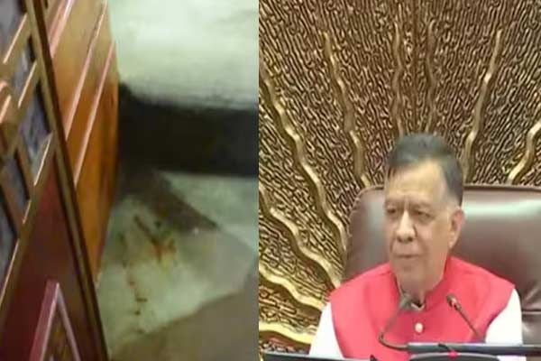 MLA spits out pan masala in UP assembly and Speaker cleans it up