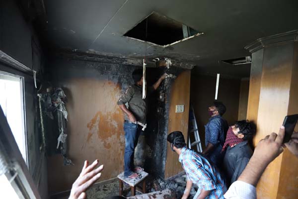 Ezhilagam - chennai - Fire accident