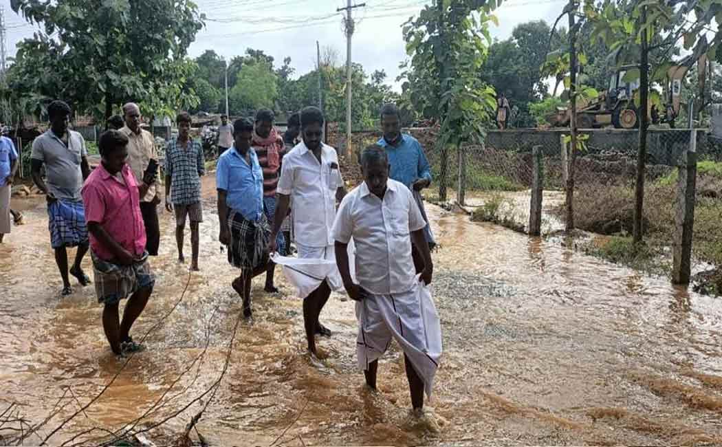 Ministers and MLAs busy with rain relief work