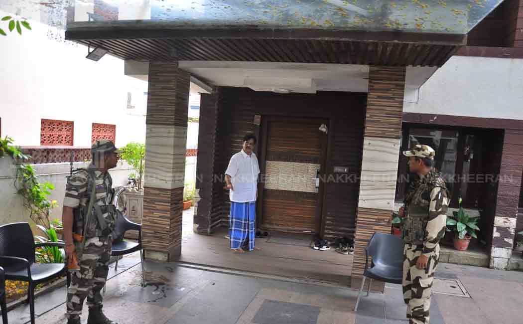 income tax department search for anna nagar mla house