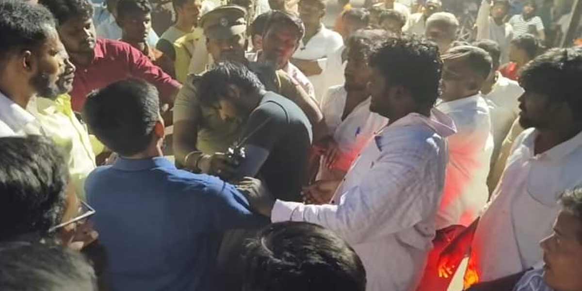Clash between BJP members over distribution of election money