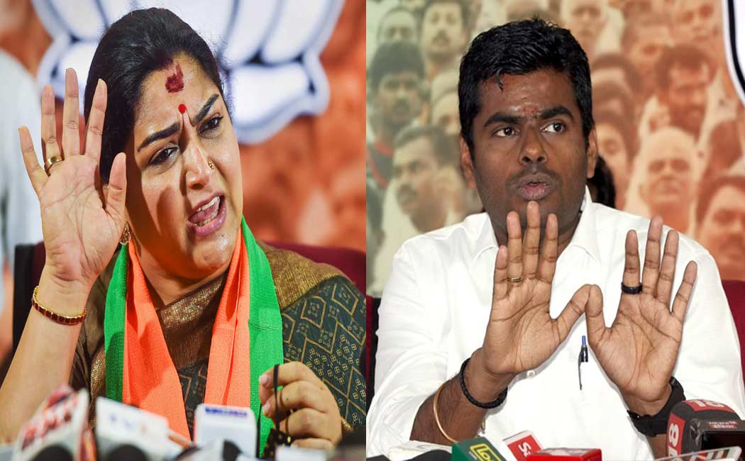Khushboo's response to Annamalai's comment on Jayalalithaa