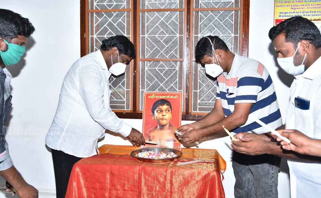 In memories of may 18 velmurugan pays tribute