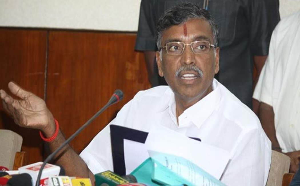minister kp anbalagan pressmeet at dharmapuri