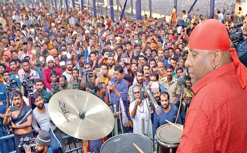 Sivamani, the drums that rocked Sabarimala
